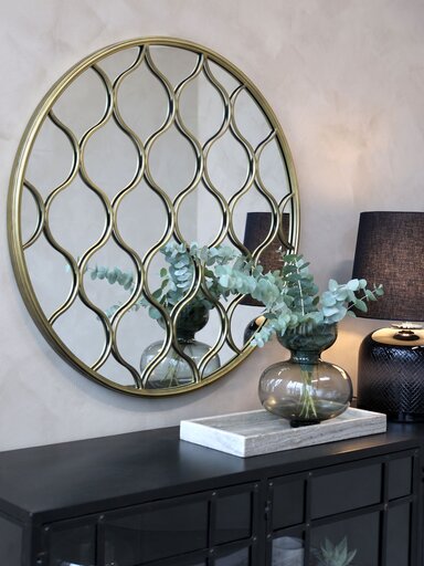Impressionen zu Chic Antique Spiegel aus Eisen mit Muster, Bild 2