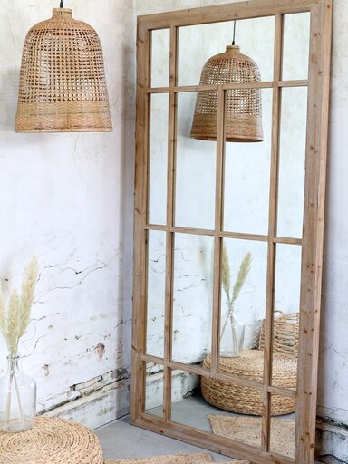 Impressionen zu Chic Antique Spiegel aus Recyclingholz, Bild 1