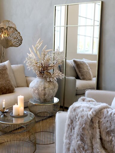 Impressionen zu Chic Antique Spiegel in Messingoptik, Bild 1