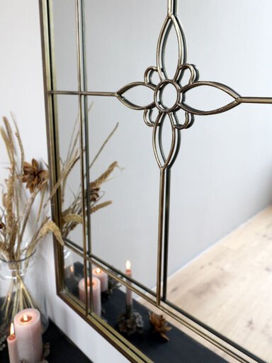 Impressionen zu Chic Antique Spiegel mit Blume, Bild 1
