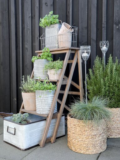 Impressionen zu Chic Antique Spieß für Teelichthalter mit Glas aus Eisen, Bild 2