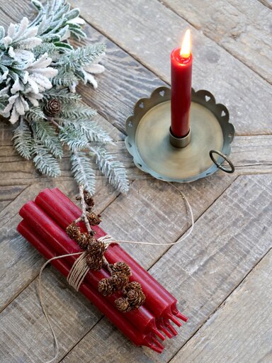 Impressionen zu Chic Antique Stabkerze Dinnerkerze 18 cm, Bild 3