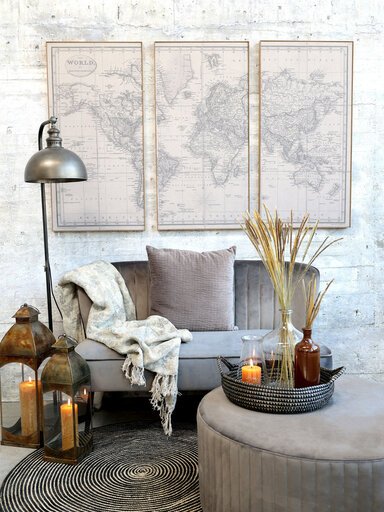 Impressionen zu Chic Antique Stehlampe Factory Style, Bild 3