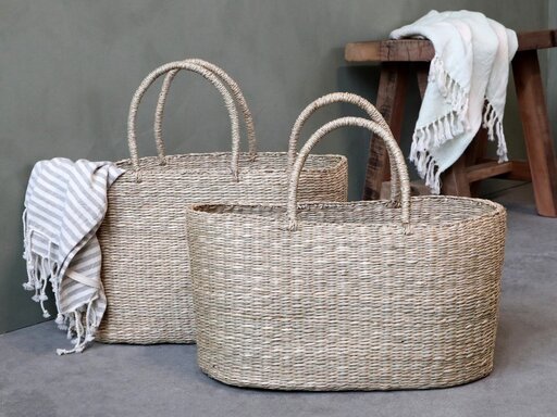Impressionen zu Chic Antique Strandtasche geflochten 2er Set, Bild 1