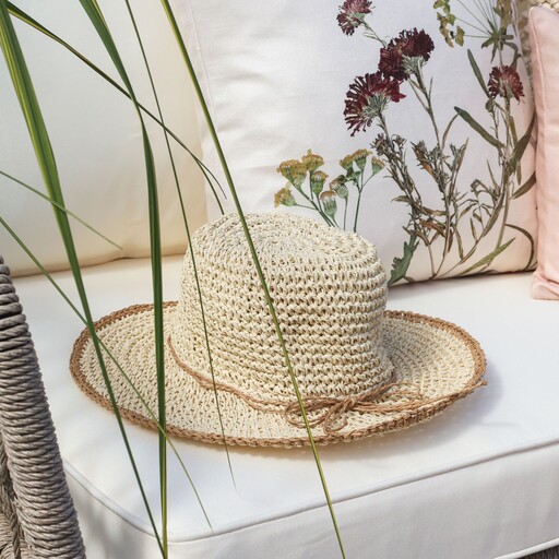 Impressionen zu Chic Antique Strohhut mit Kantenband, Bild 2
