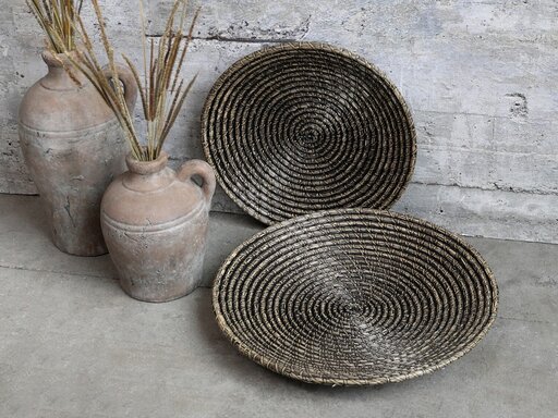 Impressionen zu Chic Antique Tablett geflochten 2er Set, Bild 1