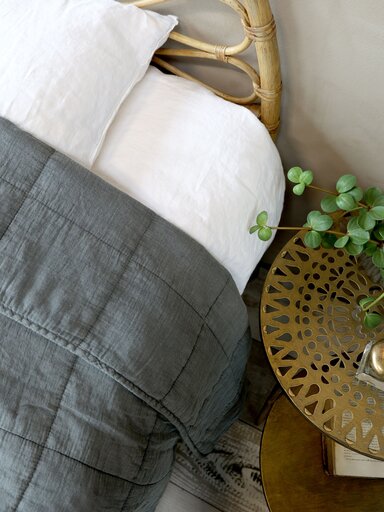 Impressionen zu Chic Antique Tagesdecke mit Stone-Washed Optik, Bild 3