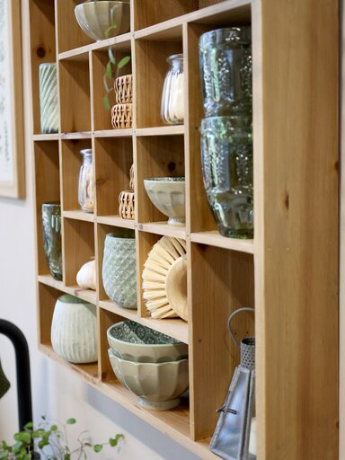 Impressionen zu Chic Antique Tannenholz Regalbrett mit Fach, Bild 3