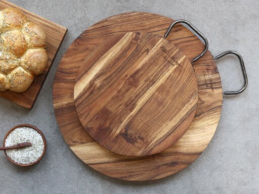 Impressionen zu Chic Antique Tapasbrett Laon mit Eisengriff, Bild 2
