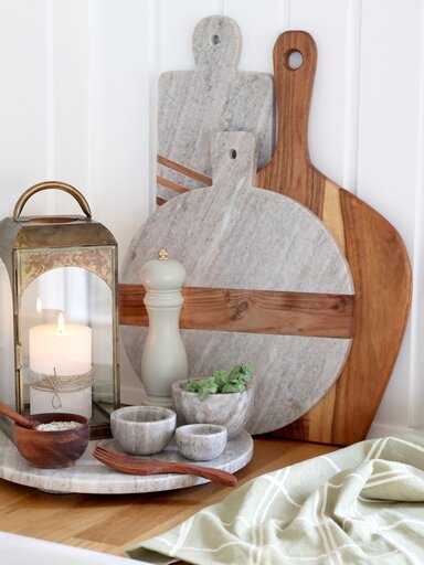 Impressionen zu Chic Antique Tapasplatte Morlaix aus Marmor, Bild 1