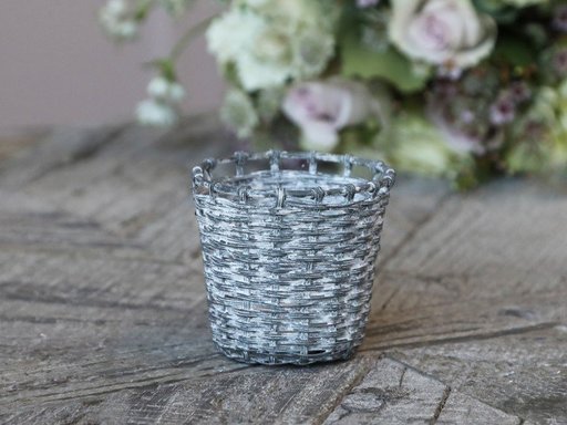 Impressionen zu Chic Antique Teelichthalter im Flechtlook, Bild 1