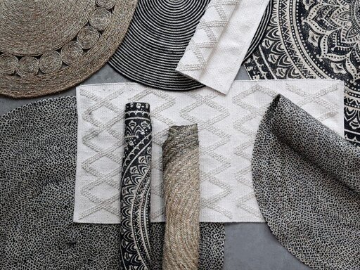 Impressionen zu Chic Antique Teppich mit Blumendruck, Bild 1