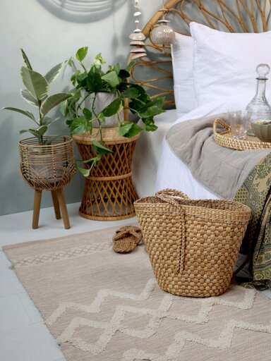 Impressionen zu Chic Antique Teppich mit Zickzackmuster aus Baumwolle, Bild 2