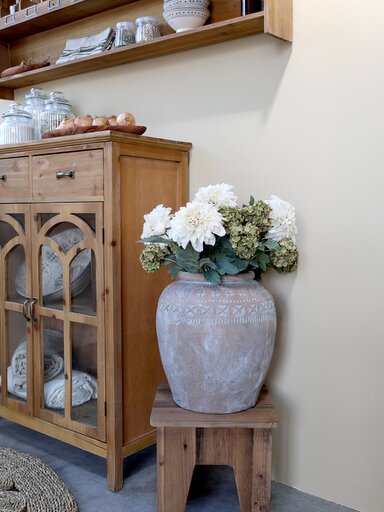 Impressionen zu Chic Antique Terrakotta Topf mit Muster, Bild 2