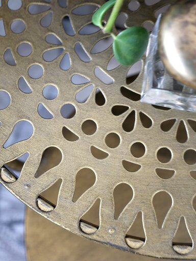 Impressionen zu Chic Antique Tisch mit 2 Tischplatten und orientalischem Muster, Bild 2