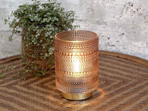 Impressionen zu Chic Antique Tischlampe mit Tropfen Muster, Bild 2