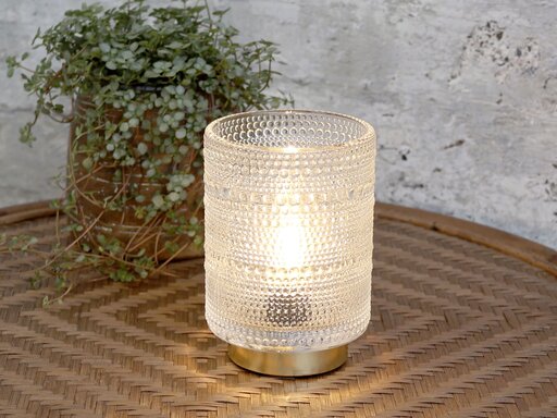 Impressionen zu Chic Antique Tischlampe mit Tropfen Muster, Bild 3