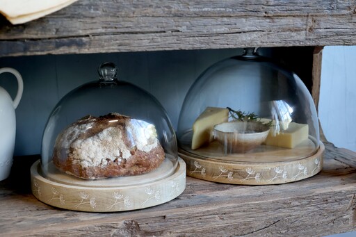 Impressionen zu Chic Antique Tours Glasglocke mit Schnitzereien, Bild 2