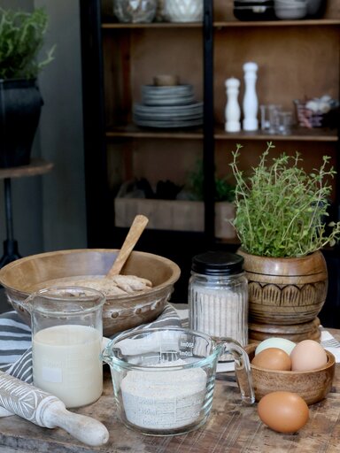 Impressionen zu Chic Antique Tours Schüssel in Holz mit Muster, Bild 3