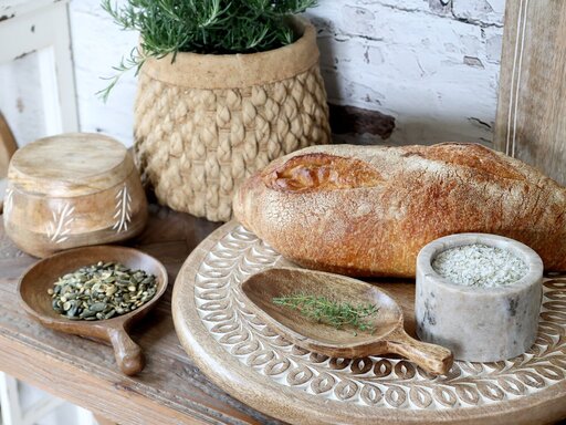 Impressionen zu Chic Antique Tours Servierplatte in Holz, Bild 3