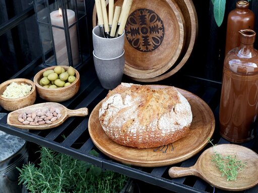 Impressionen zu Chic Antique Tours Servierplatte in Holz, Bild 4