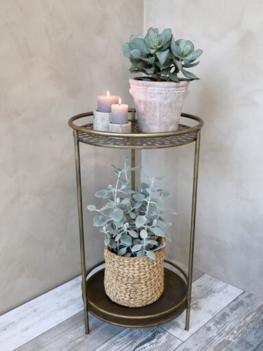 Impressionen zu Chic Antique Übertopf Corte mit Flechtmuster und Henkel, Bild 1