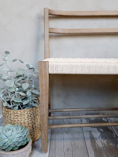 Impressionen zu Chic Antique Übertopf Corte mit Flechtmuster und Henkel, Bild 5