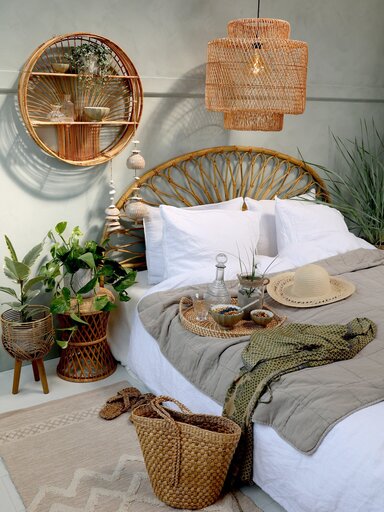Impressionen zu Chic Antique Übertopf mit Blattmuster, Bild 1