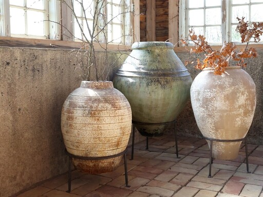 Impressionen zu Chic Antique Übertopf auf Gestell Antique, Bild 2