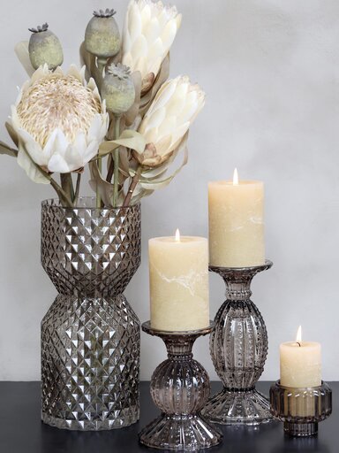 Impressionen zu Chic Antique Vase mit Diamantschliff, Bild 2