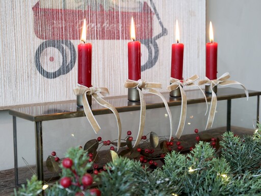 Impressionen zu Chic Antique Velourband auf Holzspule, Dekoband, Bild 3