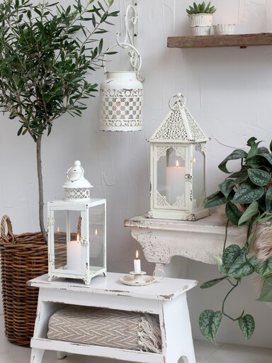 Impressionen zu Chic Antique Vintage Bank mit Regal, Bild 1