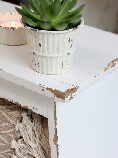 Impressionen zu Chic Antique Vintage Bank mit Regal, Bild 2