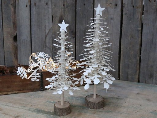 Impressionen zu Chic Antique Vintage Scherenschnitt Weihnachtsbaum, Bild 1