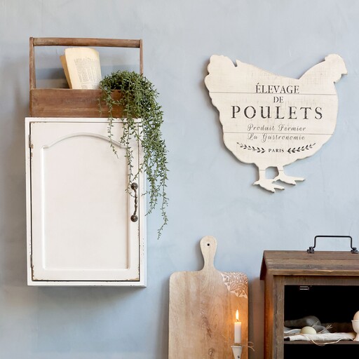 Impressionen zu Chic Antique Vintage Schrank für Wand mit 1 Tür, Bild 1