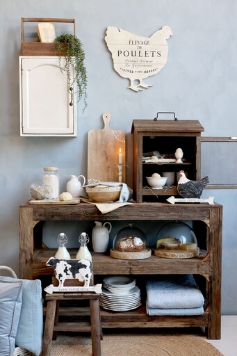 Impressionen zu Chic Antique Vintage Schrank für Wand mit 1 Tür, Bild 2