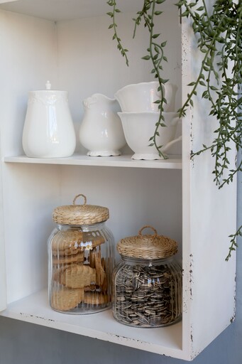Impressionen zu Chic Antique Vintage Schrank für Wand mit 1 Tür, Bild 3