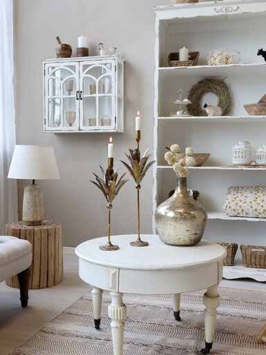Impressionen zu Chic Antique Vire Kerzenständer in Blumenform, Bild 1