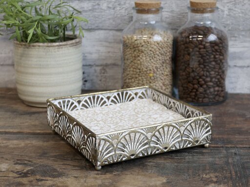 Impressionen zu Chic Antique Vire Serviettenhalter mit Muster, Bild 1
