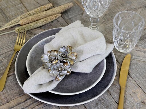 Impressionen zu Chic Antique Vire Serviettenring aus Eisen, Bild 1