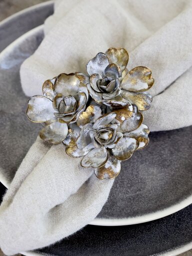 Impressionen zu Chic Antique Vire Serviettenring aus Eisen, Bild 2