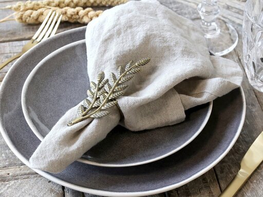 Impressionen zu Chic Antique Vire Serviettenring aus Eisen, Bild 3