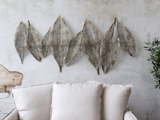 Impressionen zu Chic Antique Vire stilvolle Wanddekor in Blattform, Bild 3