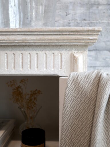 Impressionen zu Chic Antique Vitrinenschrank mit Glaselement in der Tür, Bild 1
