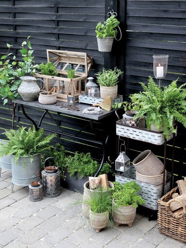 Impressionen zu Chic Antique Évron Übertopf mit Geflecht Muster, Bild 4
