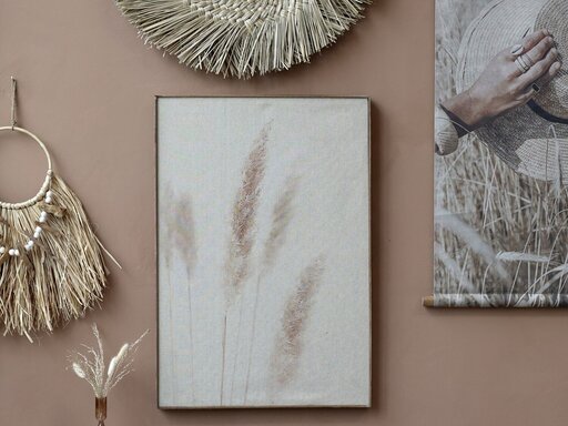 Impressionen zu Chic Antique Wandbild mit Weizenmotiv, Bild 2