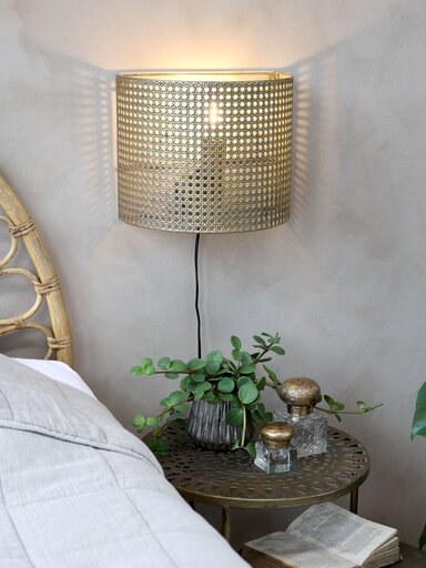 Impressionen zu Chic Antique Wandlampe franz. geflochten, Bild 2