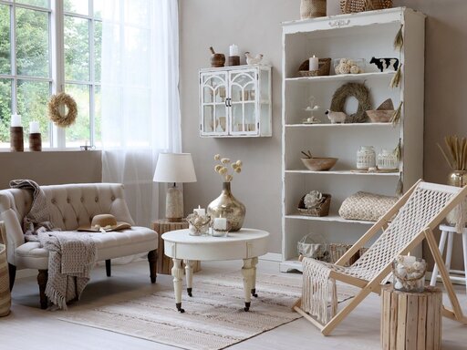 Impressionen zu Chic Antique Wandschrank mit 2 Türen, Bild 2