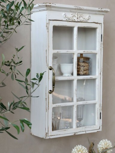 Impressionen zu Chic Antique Wandschrank mit Dekor, Bild 2