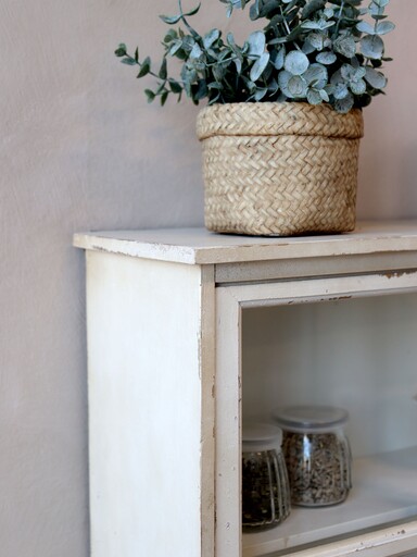 Impressionen zu Chic Antique Wandschrank mit Schwebetür, Bild 3